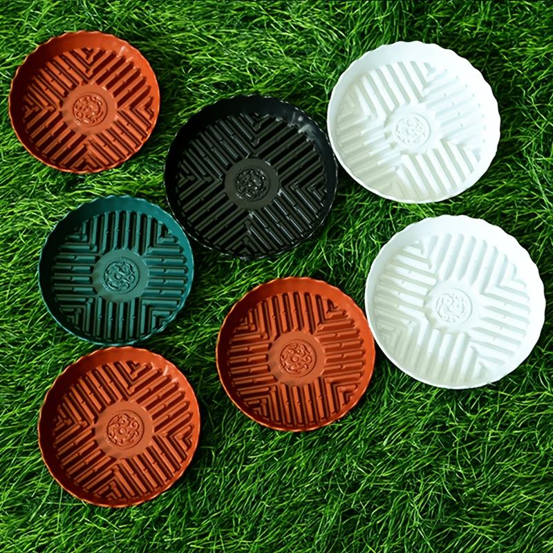 1/5pcs Flower Pot Tray Round Plastic Tray Heavy Duty Tree Flower Potted Planter Stand Rack Removable Moving Trays Garden Tools