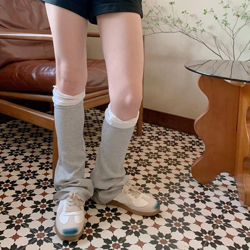 Womens Lolitas Long Socks Sweet Flared Leg Warmers Harajuku Japanese Boot Socks Summer Ankle Heap Socks Hosiery Gifts