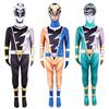 Power Mighty Morphin Rangers Costume Cosplay Dress Party Superhero Jumpsuit