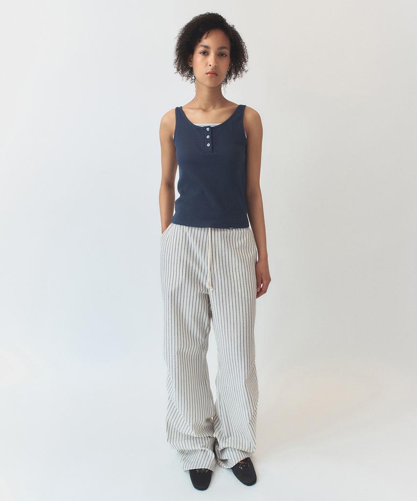 Simeteuligpeosenteu Stripe Easy Pants / Ivory