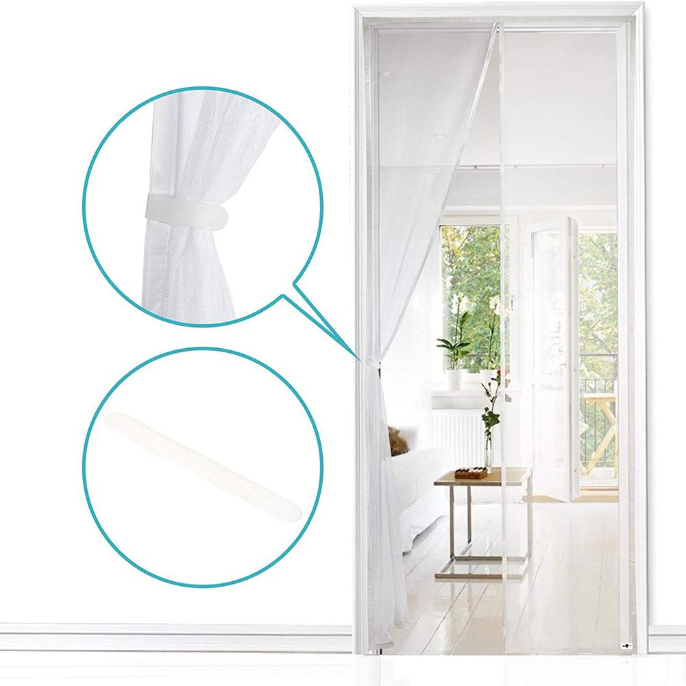Magnetic Screen Door Curtain Pet and Kid Friendly Summer Anti-Mosquito Net Fly Insect Screen Mesh for Balcony Doors Living Room
