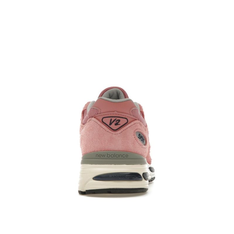 New Balance 991v2 Made In England Brandied Apricot Unisex Sneakers Pink Naval-Academy Silver U991PK2