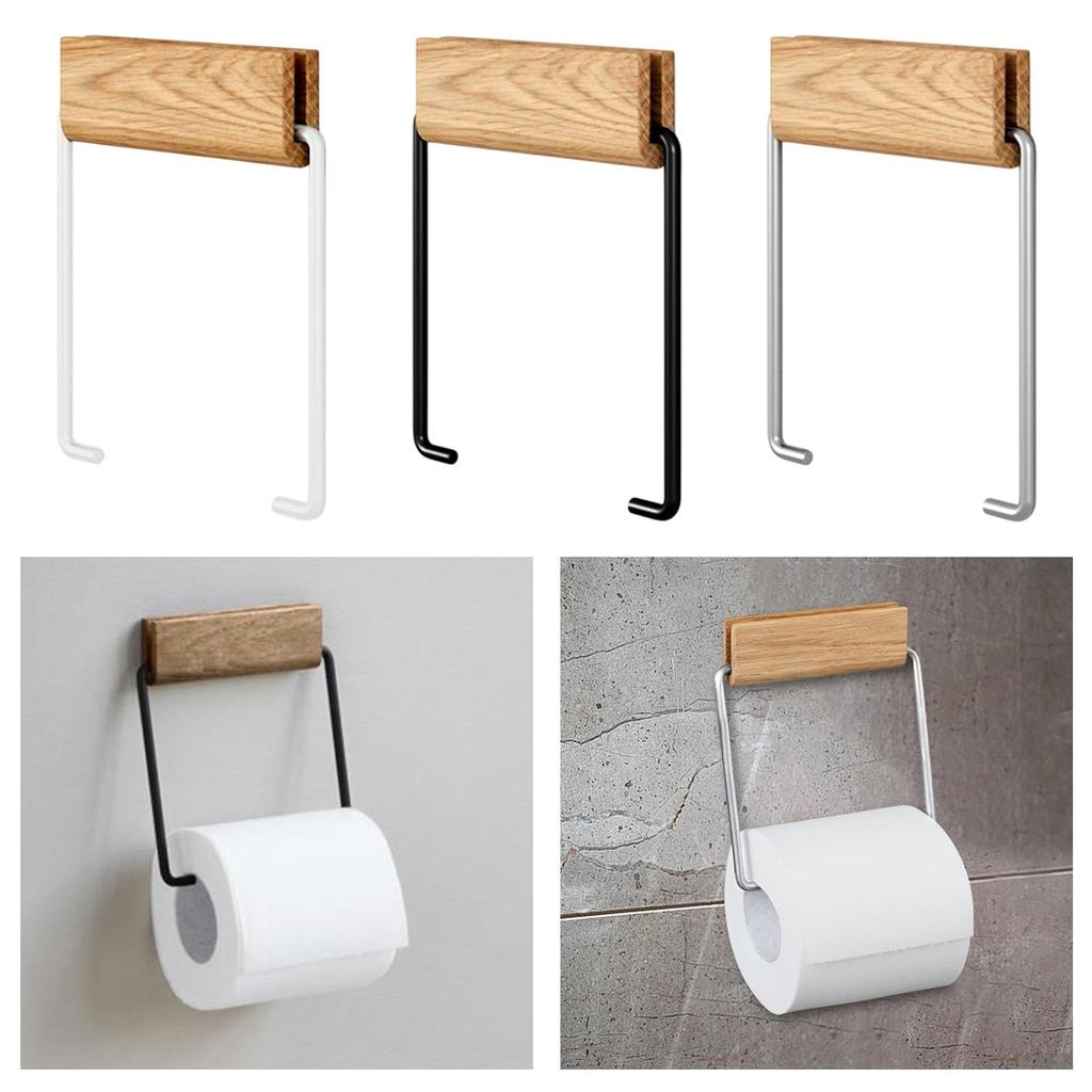 Pappershanddukshållare Modern Klassisk Toalettpappershylla Dispenser Förvaringsställ för