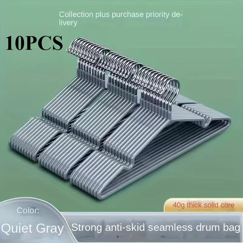 

10/20pcs Clothes Hangers With Non-slip Design, Traceless Clothes Racks, Sturdy Heavy Duty Coat Durable Hangers