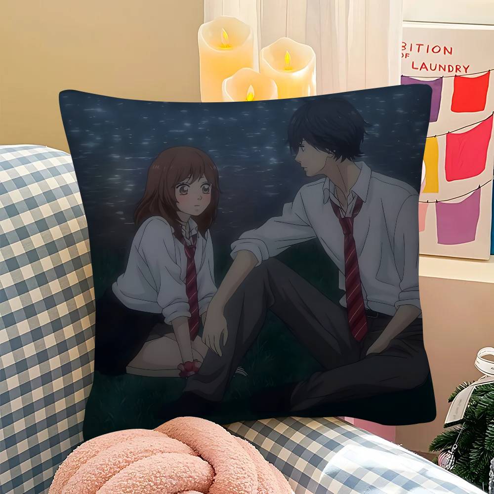 Pc Anime Ao HHaru Ride Pillow Case Fashion Square Pillowcase Bedroom Sofa Room Ins Decoration Leisure