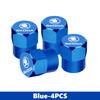 CFP5 For Skoda 4Pcs 3D Metal Tire Valve Caps Car Tyre Air Stems Cover Kamiq MK3 Roomster Rapid Kodiaq Karoq Fabia Enyaq
