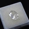 6.65 Ct Natural White Sapphire Cushion Cut CERTIFIED Pendant Size Loose Gemstone Ay-863-sa