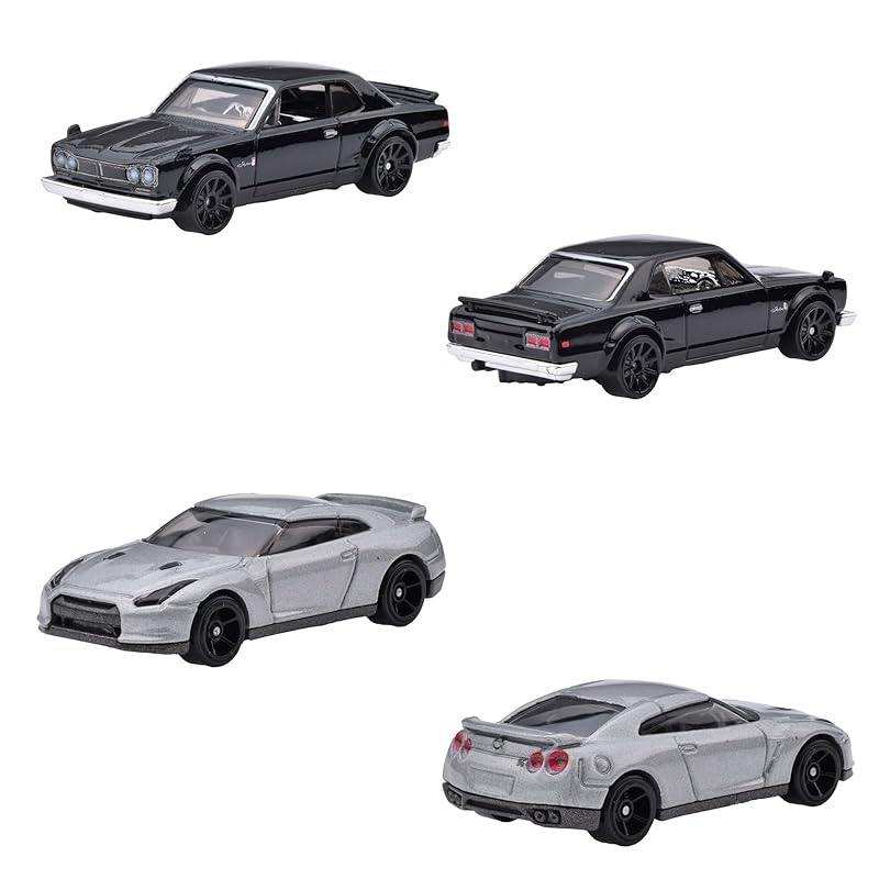 Hot Wheels Wheels) Fast and Furious Theme Assortment [10 Mini Cars Included] BOX Sales] [3 Years Old and Above] 986C-HNR88