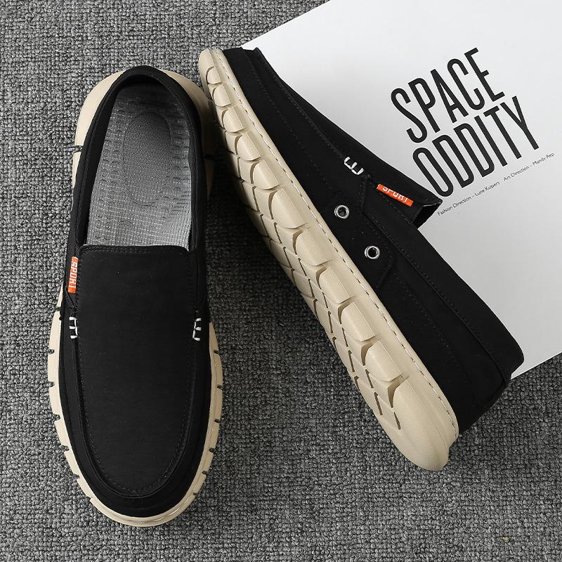 Canvas Lightweight Non-Slip Mans Shoes Summer Newest Men'S Casual Shoes Comfortable Non-Slip Shoes Fashion Outdoor Breathable Shoes