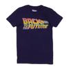 Back To The Future Logo Navy T-Shirt