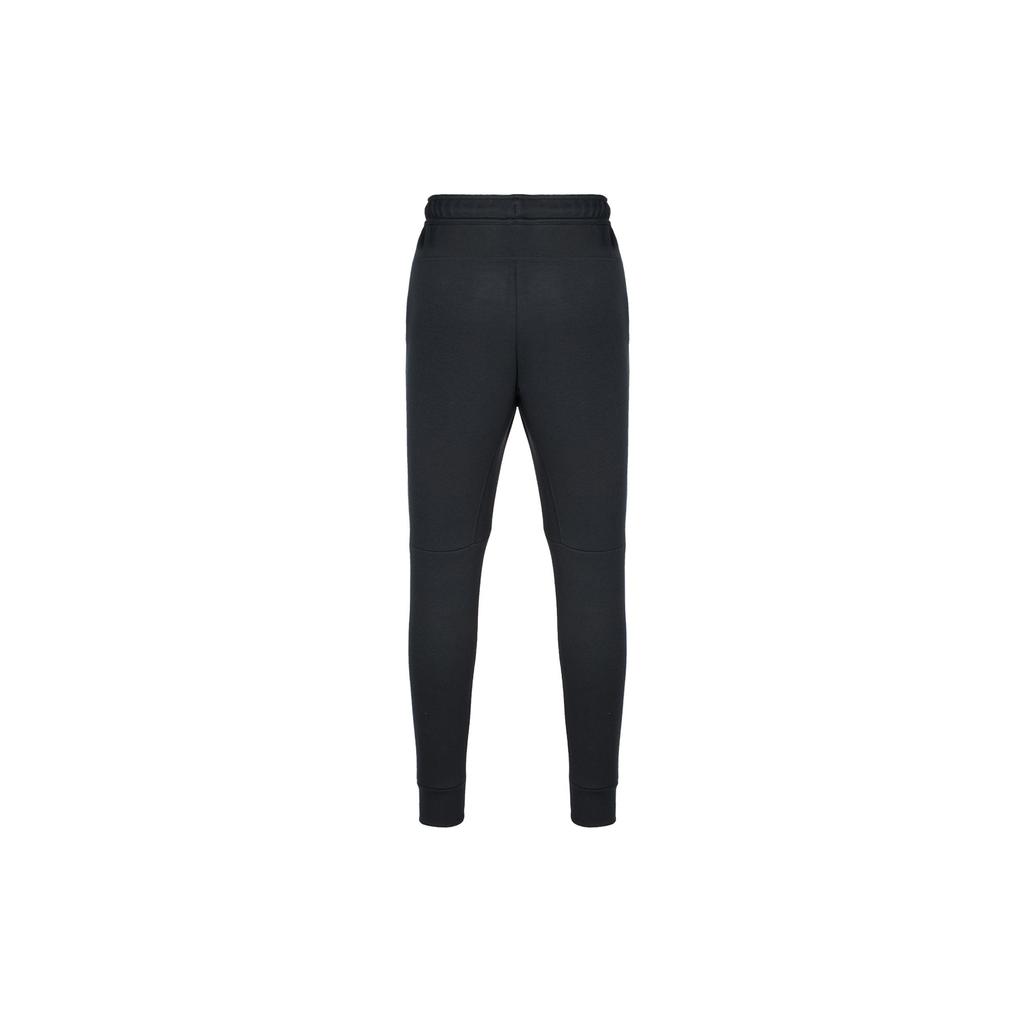 Nike Solid Mid-Waist Drawstring Jogger Knit Pants Men Bottoms Black FB8003-010