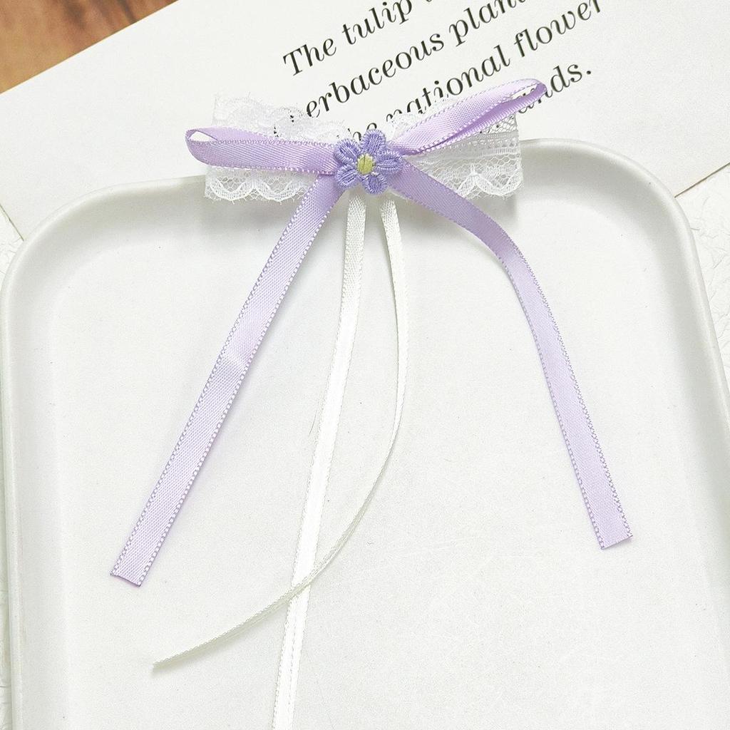 Handmade Sweet Pearl Lace Bow Hair Ornaments & DIY Phone Case Accessories