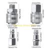 F26C 10pcs Versatile Air Compressor Fittings Male/Female Thread Quick Release Connector Set Convenient Air Line Connectors