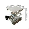 Lift Table Equipment,Sturdy Stable Practical Portable Manual Height Adjustment Stand,Lifting Load