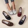 Loafers, Flat Heels, Women's Shoes, Moccasins, Cowhide Soles, Casual Shoes