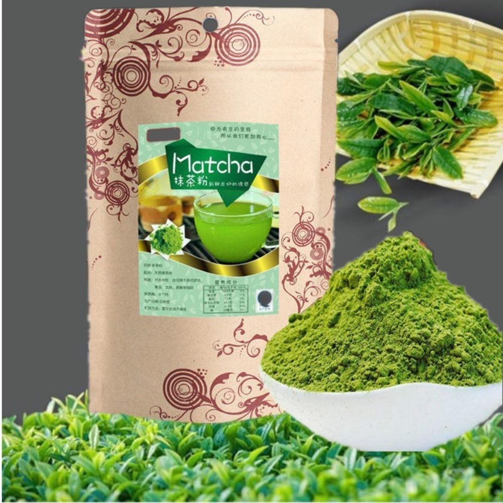 100g Natural Matcha Green Tea Powder Organic Detox Energy Boost Healthy Drink 01