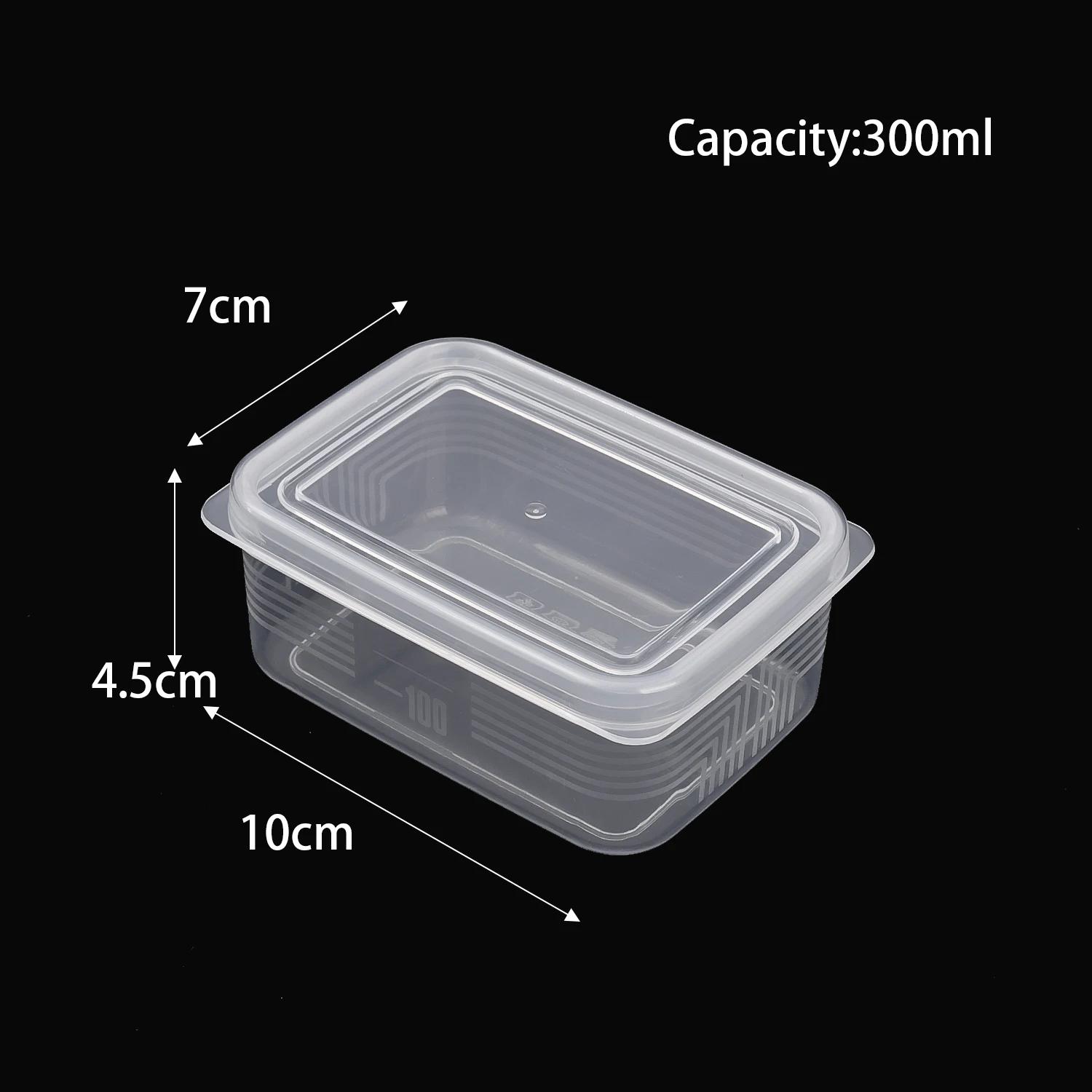 3006001200ml Fresh-keeping Boxes Refrigerator Storage Container with Lid for Meat Fruits Vegetables Kitchen Food Organizer 1PC 1-tier 1270₽