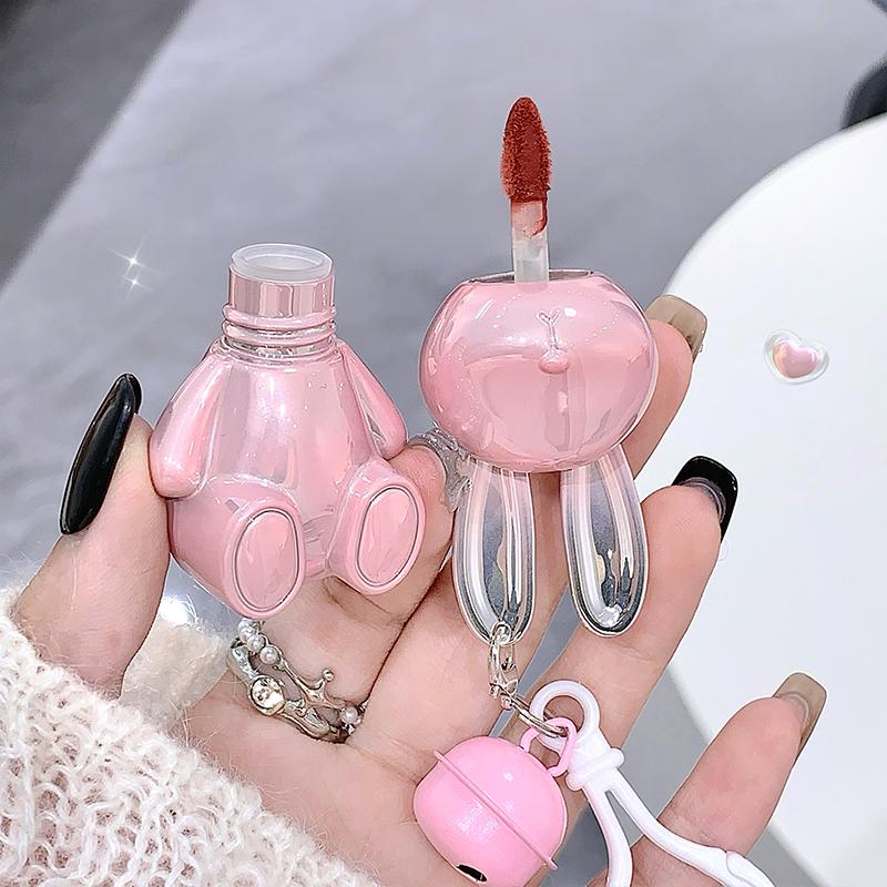 GEGE BEAR Růžová králičí sametová mlha krémová rtěnka