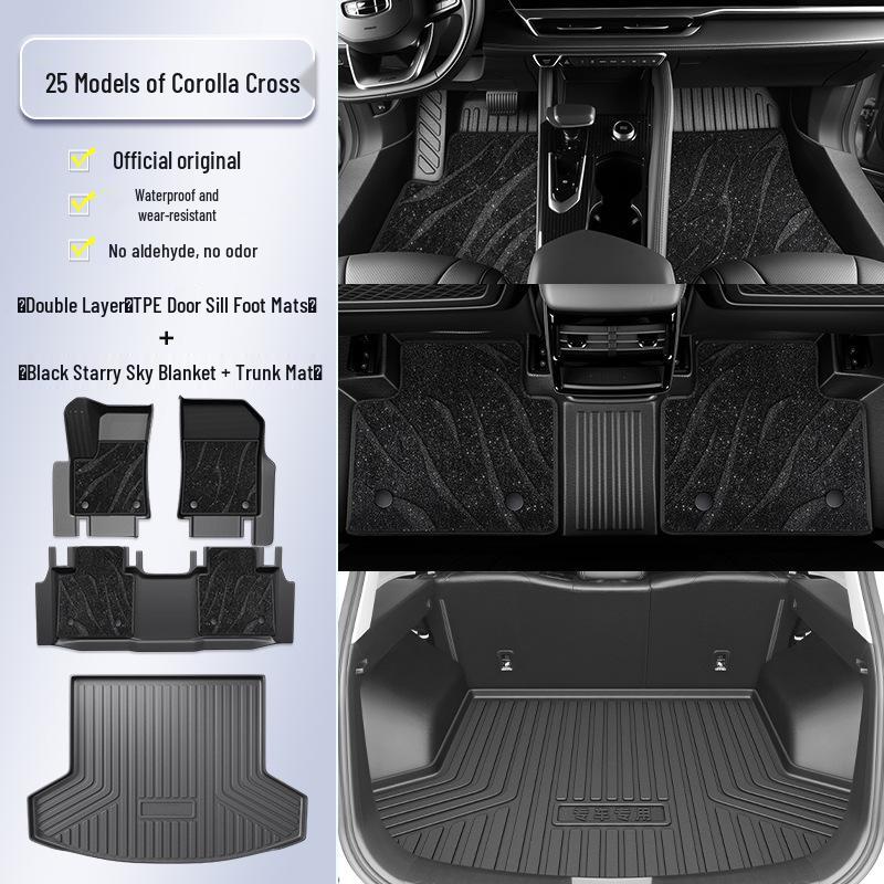 2025 Toyota Corolla Cross TPE Full Coverage Floor Mats & Accessories