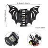 Halloween Bat Grab Clip Funny Hairpin Female Head Plate Hairpin Party Decoration Ponytail Clip Hair Accessories