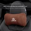 Reposacabezas de Gamuza para Coche Almohada Cervical de Espuma Viscoelástica Para Lexus RX330 IS250 Ct200h ES300h RX350 IS300h NX300h RX400h UX Accesorios para Automóvil
