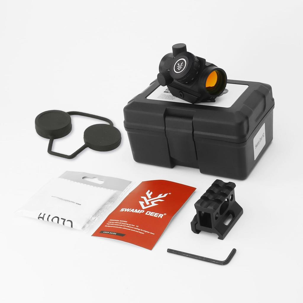 SWAMP DEER H2 T-1 Type Red Dot Sight, 20mm Rail Compatible, Airsoft Sight with High Mount, for M1K