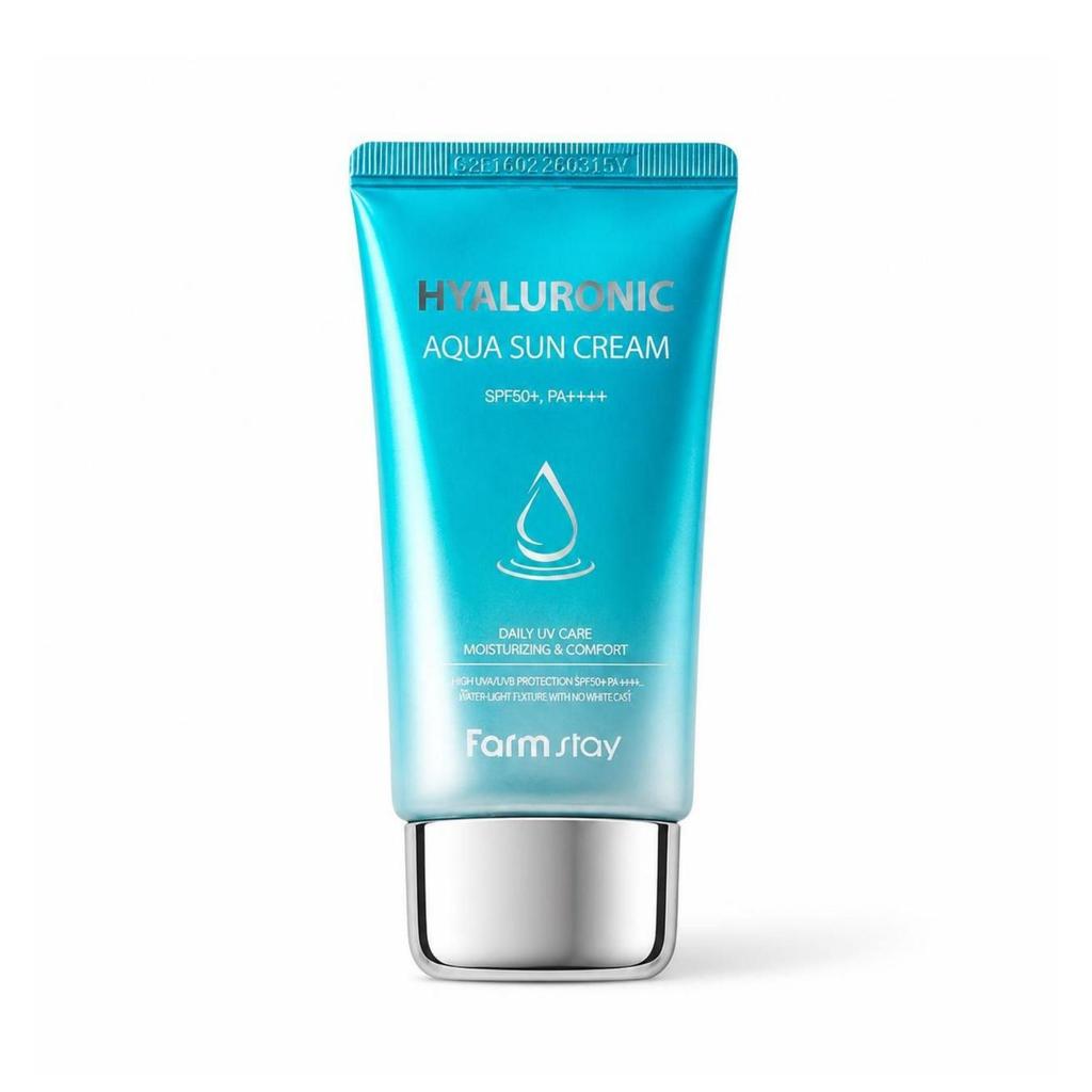 Farmstay Hyaluronic Aqua Sun Cream SPF50+ PA++++ Hydrating UV Protection 70g