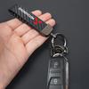 Calfskin Car Keychain Zinc Alloy Auto Keyring Accessories For Mitsubishi Lancer Ralliart ASX Mirage Pajero Xpander Attrage L200 EQ1