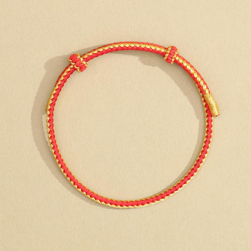 Red String Hand-Woven Ethnic Horse Year Bracelet - Unisex New Year Gift