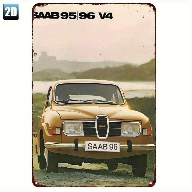 Avant-Garde Automotive Metal Art Painting for Garage Decor