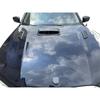 New Glossy Carbon Fiber Look Car Air Flow Intake Hood Scoop Vent Bonnet Decor Cover