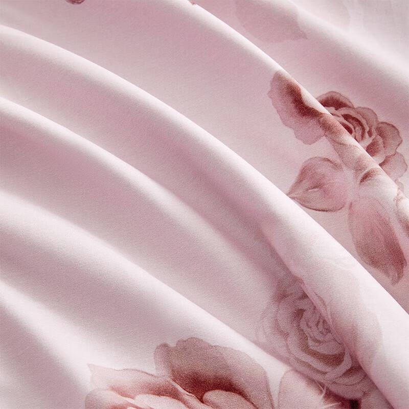 Luolai Rose Language Cotton Four-Piece Bedding Set