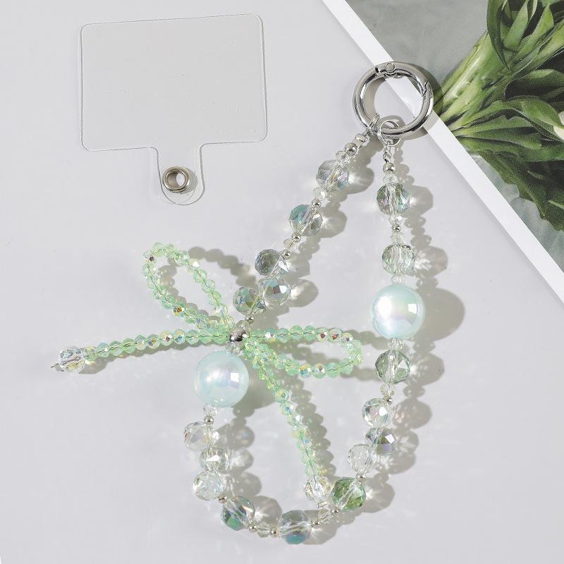 Luxe Kristallen Kralen Polsband Telefoonketting Voor Vrouwen