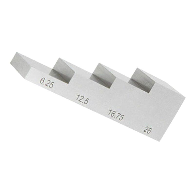 4 Step 6.25mm 12.5mm 18.75mm 25mm Test Calibration Block 1018 Stainless Steel Thickness & Linearity-Calibration Use