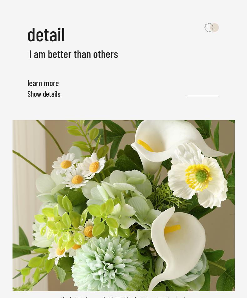 Elegant High-End Artificial Flowers with Ceramic Vase Decor – Luxurious Living Room Arrangement