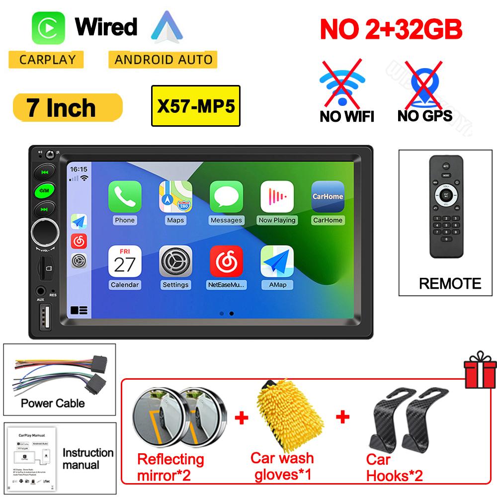 

Android 13 Car Radio Autoradio 32G 2 Din 7 /9 /10 GPS Car Audio Multimedia Player car intelligent systems Gift Car Accessories
