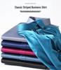 Trendy Iron-Free Slim Fit Mulberry Silk Shirt with Rhinestone Buttons and Turn-Down Collar