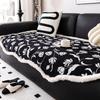 French Light Luxury Sofa Seat Cushion Irregular Special-shaped Cover Chenier Four-season Universal Non-slip Velvet Cover Cloth Towel