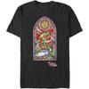 Nintendo Herr T-shirt Zelda Wind Waker Glasmålning