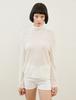 LAFELSORTOF Slub Texture High-Neck Top