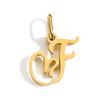 Gold-Plated Stainless Steel Alphabet Pendants for DIY Necklaces – Colorfast Jewelry Charms