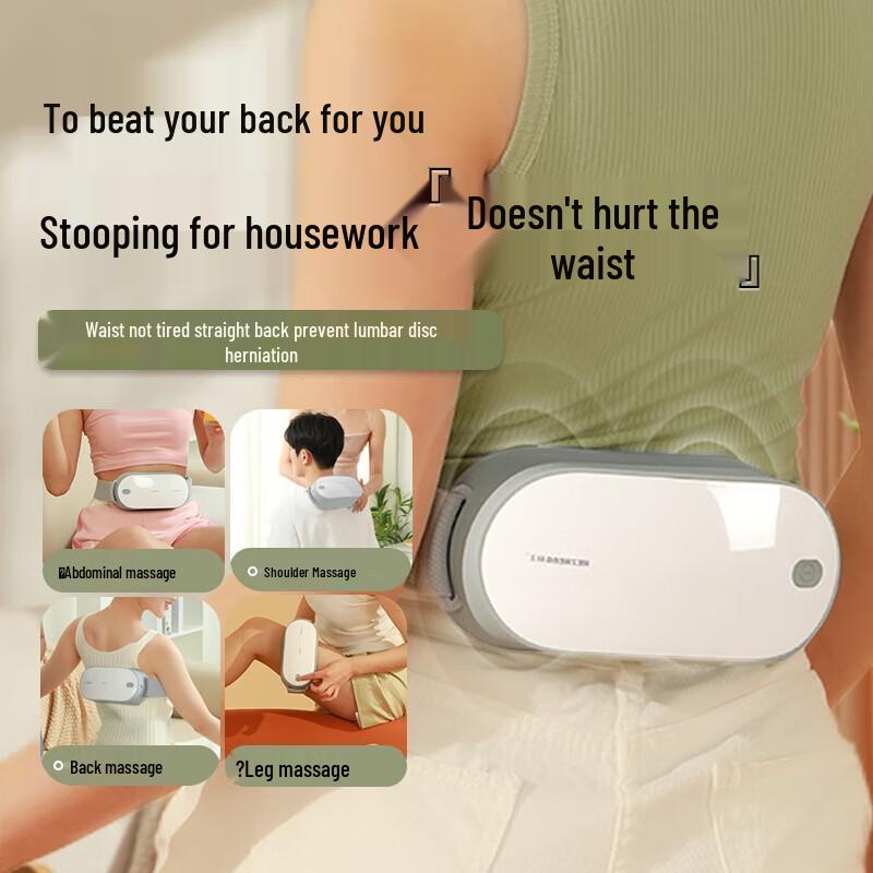 

HEZHENG Dual-Head Percussion Waist & Abdomen Massager CN plug (adapter included)