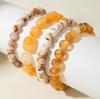 Jewelry Crystal Beaded Bracelet, Bohemian Amber Agate Bracelet Wholesale