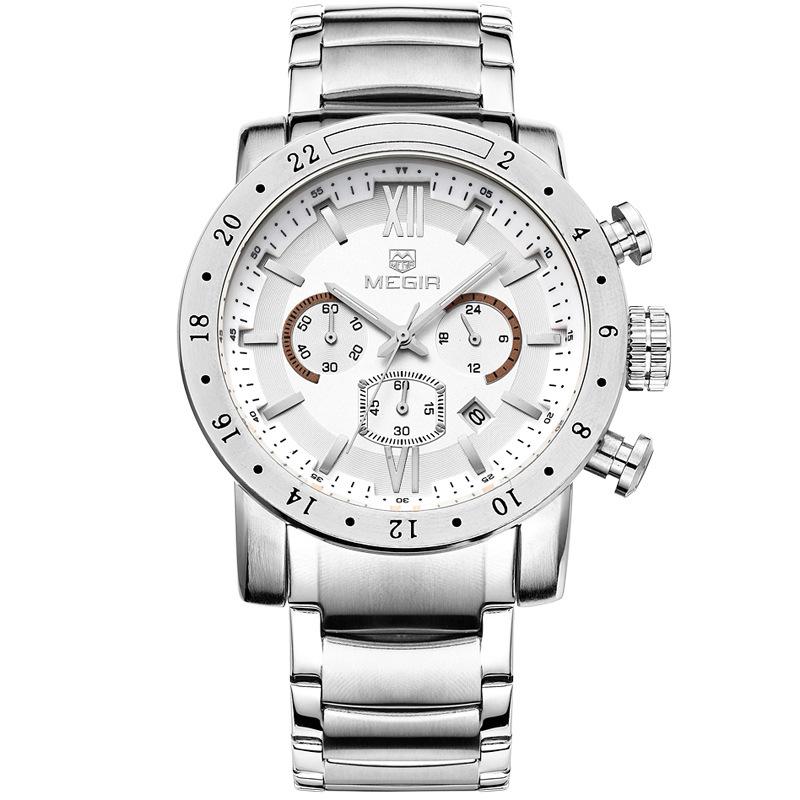 Men'S Multifunctional Watch Fashion Waterproof Luminous Quartz Men'S Watch 3008