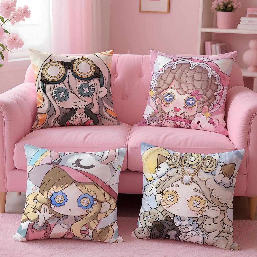 1PC Game IIdentity V Cushion Cover Plush Fabric Soft DoubleSided Printed Sofa Warm Winter Home Gift Pillow Cover