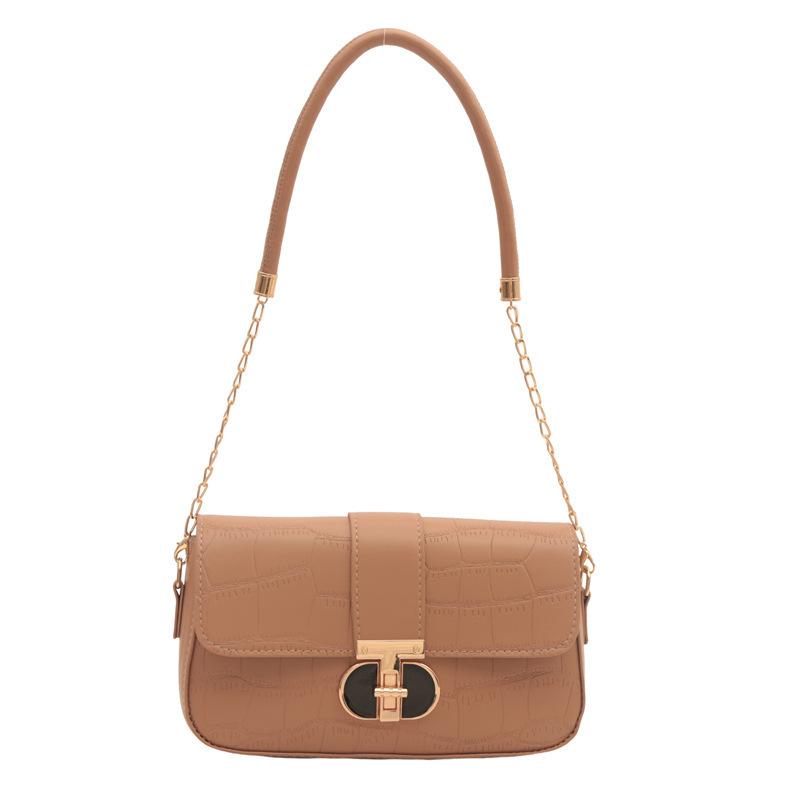 Popular Shoulder Bag 2025 Summer Korean Version New Hand Carry Small Square Bag Messenger Bag Women's Retro Simple Bag Women