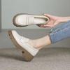 Retro British Style Small Leather Shoes New Autumn Platform Muffin College Japanese Soft Leather