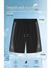 Men's Summer Ice Silk Quick-Dry Loose Fit Sports Shorts - Breathable, Casual, Plus Size.