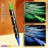 Glitzer-Marker mit zwei Spitzen: Perlmuttfarbene Metallic-Farben für Schülerkunst und Journaling.