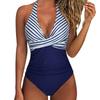 One Piece Swimsuit Women Backless Swimwear Leopard Print Swimsuit Floral Lace Up Bikini Summer 2025 Holiday Beachwear New